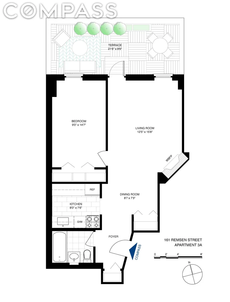 Unit for sale at 161 Remsen Street, Brooklyn, NY 11201