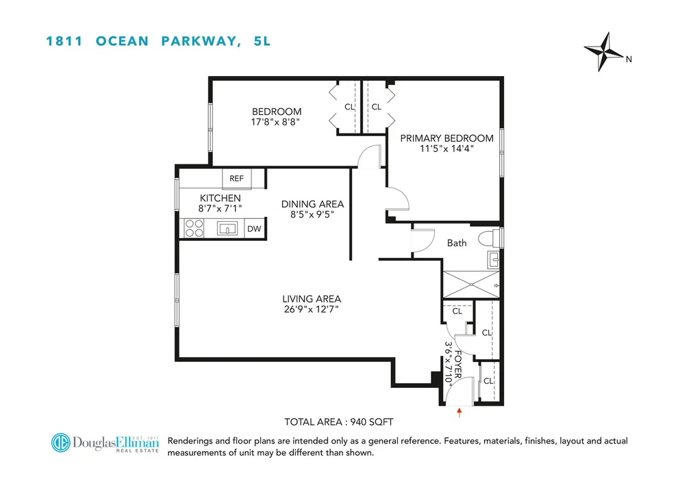 Unit for sale at 1811 OCEAN Parkway, Brooklyn, NY 11223