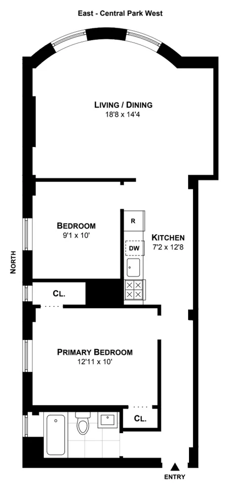 Unit for sale at 418 CENTRAL Park W, Manhattan, NY 10025