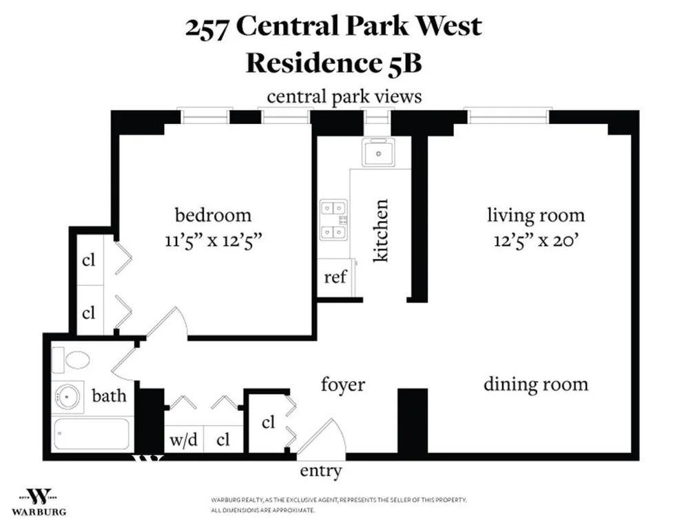 Unit for sale at 257 CENTRAL Park W, Manhattan, NY 10024