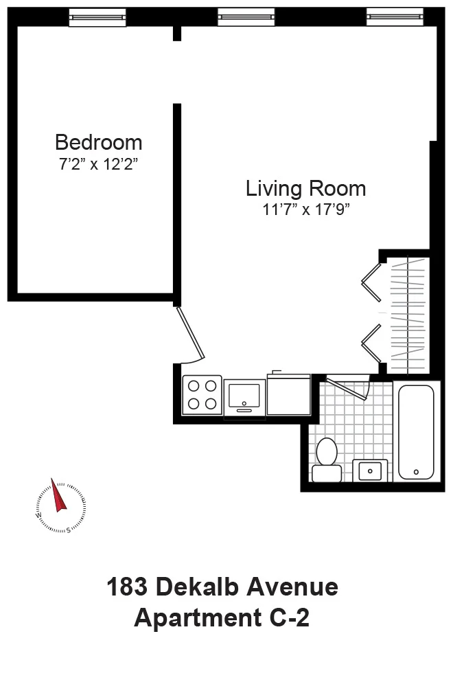 Unit for sale at 183 DEKALB Avenue, Brooklyn, NY 11205