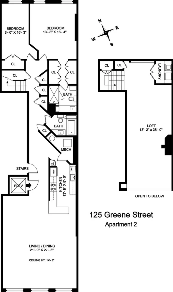 Unit for sale at 125 GREENE Street, Manhattan, NY 10012