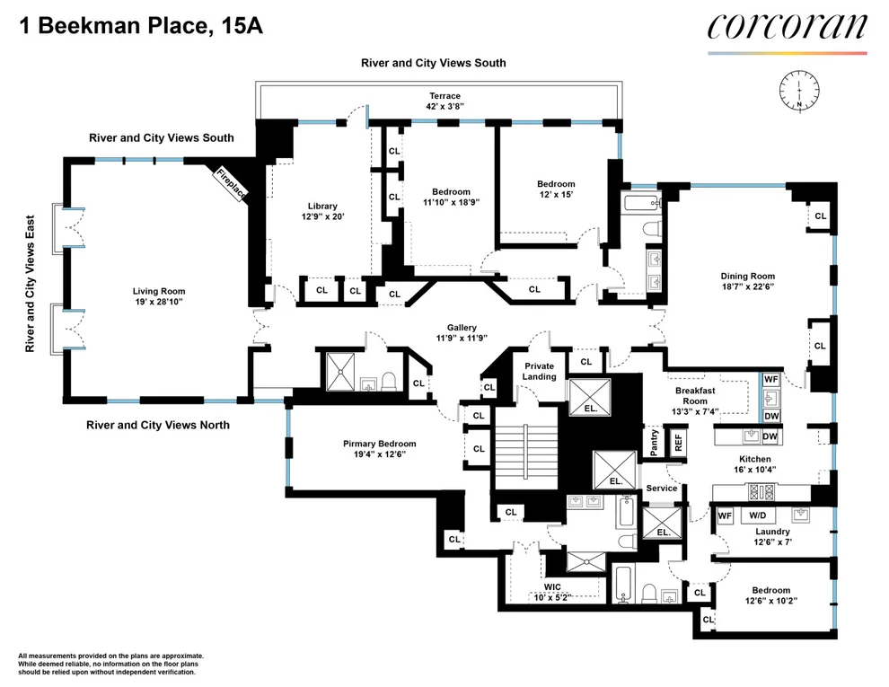 Unit for sale at 1 BEEKMAN Place, Manhattan, NY 10022