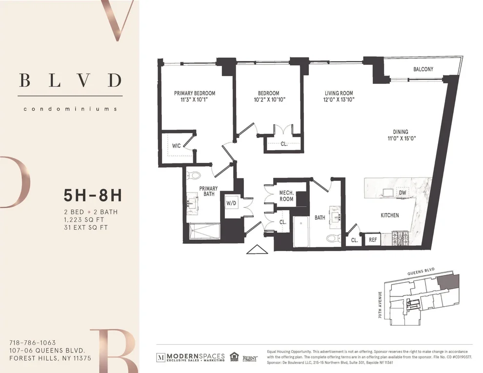 Unit for sale at 107-06 Queens Boulevard, Queens, NY 11375