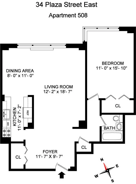 Unit for sale at 34 PLAZA Street E, Brooklyn, NY 11238