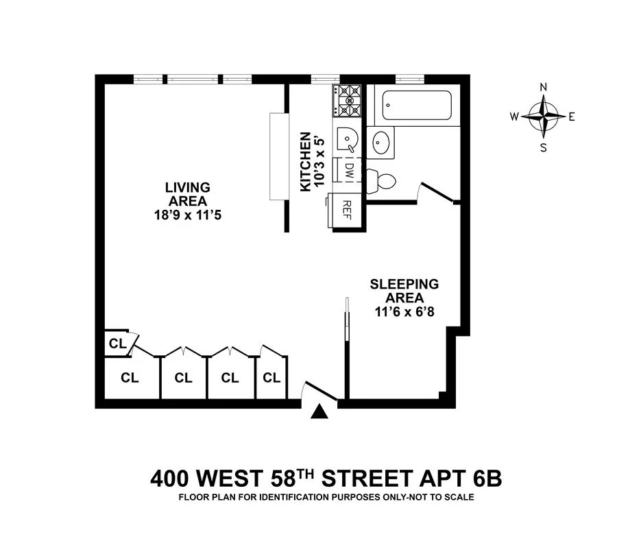 Unit for sale at 400 W 58th Street, Manhattan, NY 10019