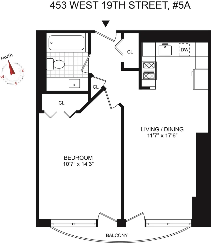 Unit for sale at 453 W 19th Street, Manhattan, NY 10011