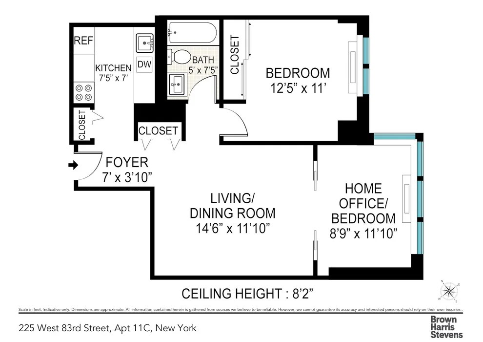 Unit for sale at 225 W 83RD Street, Manhattan, NY 10024