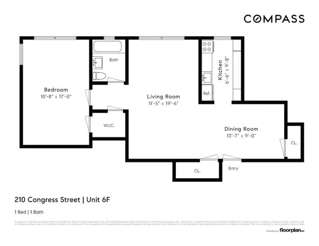 Unit for sale at 210 Congress Street, Brooklyn, NY 11201