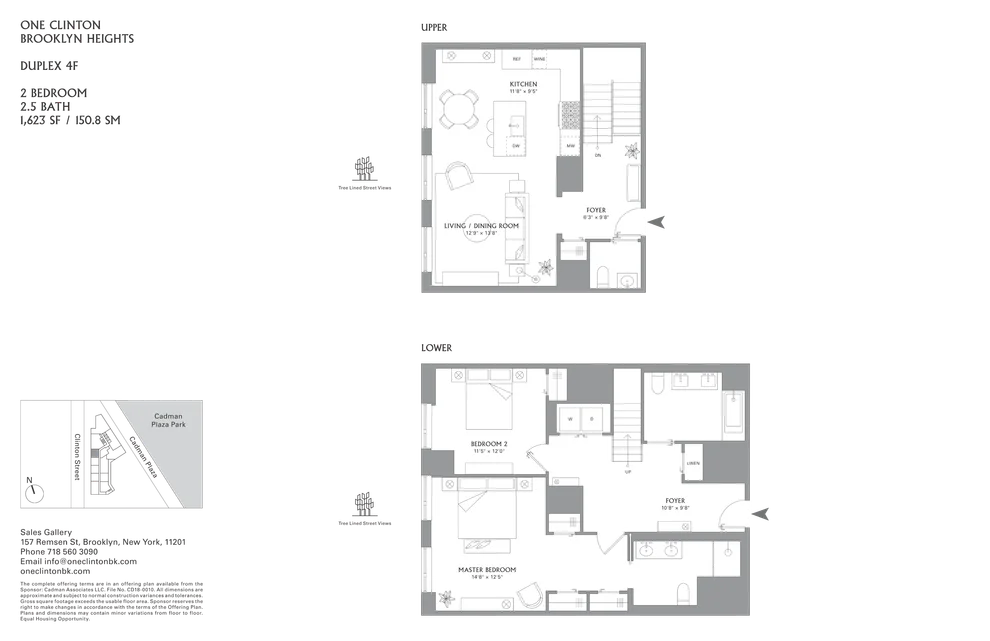 Unit for sale at 1 CLINTON Street, Brooklyn, NY 11201