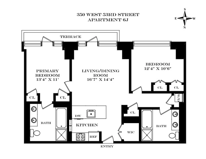 Unit for sale at 350 W 53RD Street, Manhattan, NY 10019