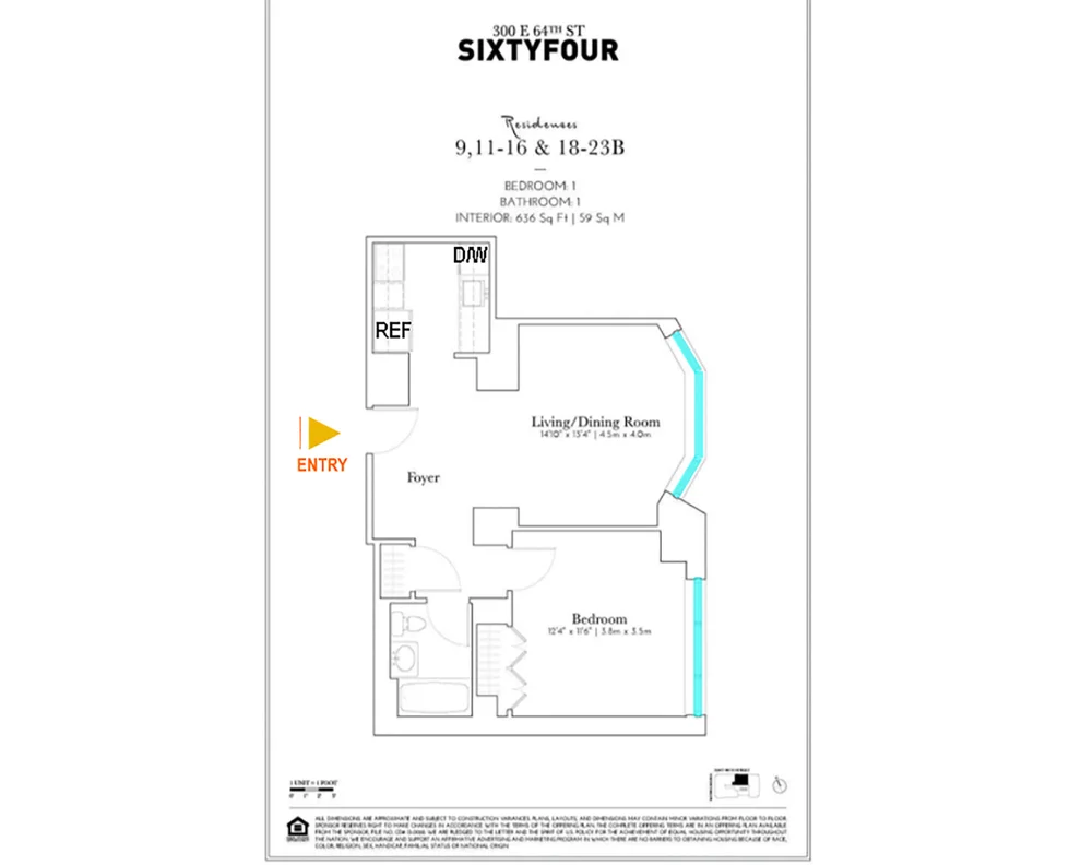 Unit for sale at 300 E 64th Street, Manhattan, NY 10065