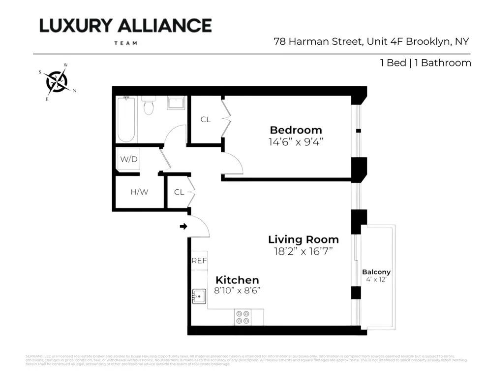 Unit for sale at 78 HARMAN Street, Brooklyn, NY 11221