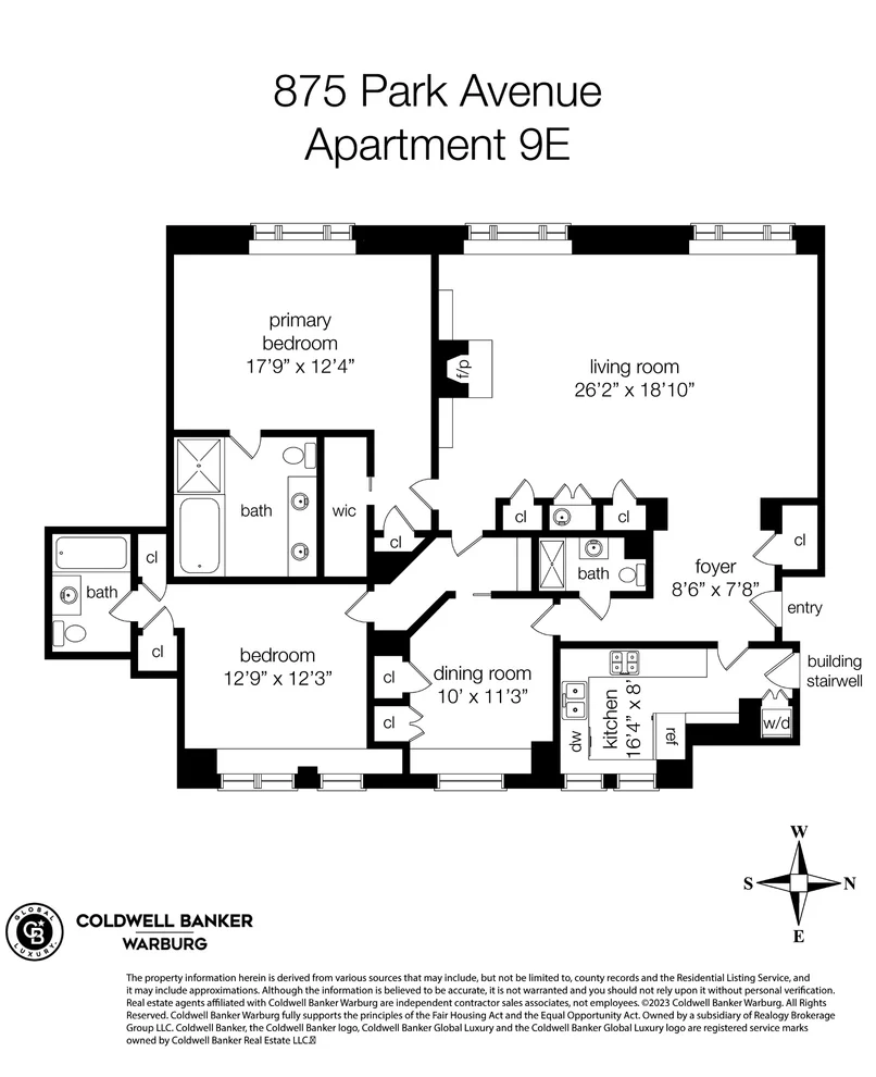Unit for sale at 875 Park Avenue, Manhattan, NY 10075