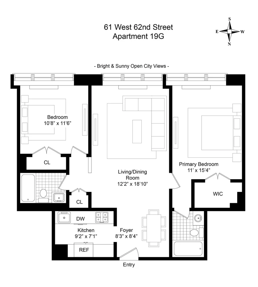 Unit for sale at 61 W 62ND Street, Manhattan, NY 10023