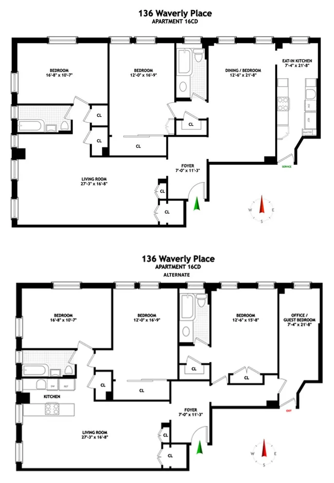 Unit for sale at 136 WAVERLY Place, Manhattan, NY 10014
