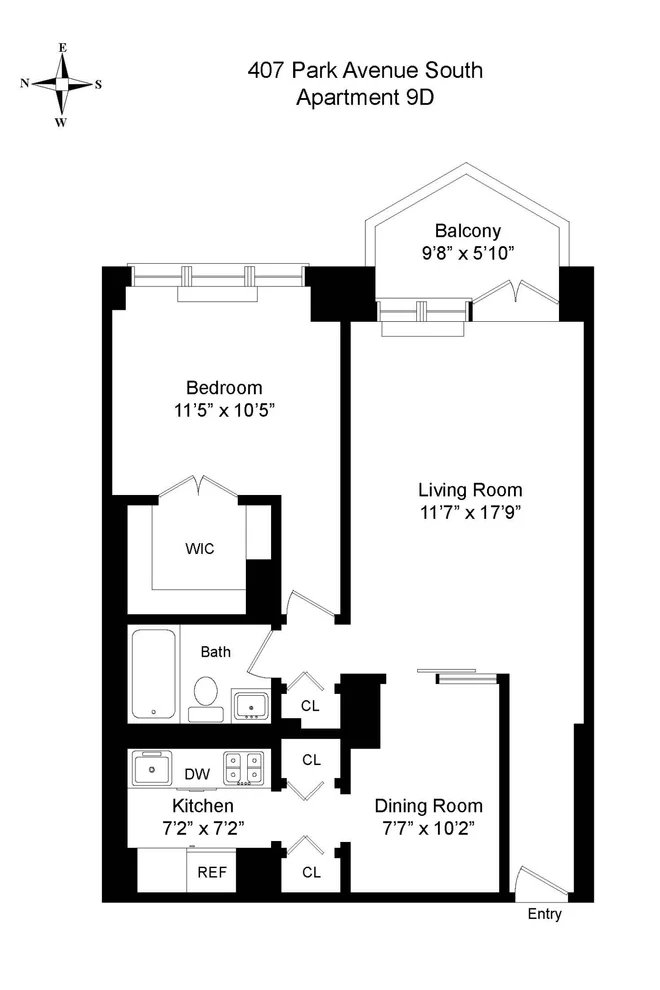 Unit for sale at 407 PARK Avenue S, Manhattan, NY 10016