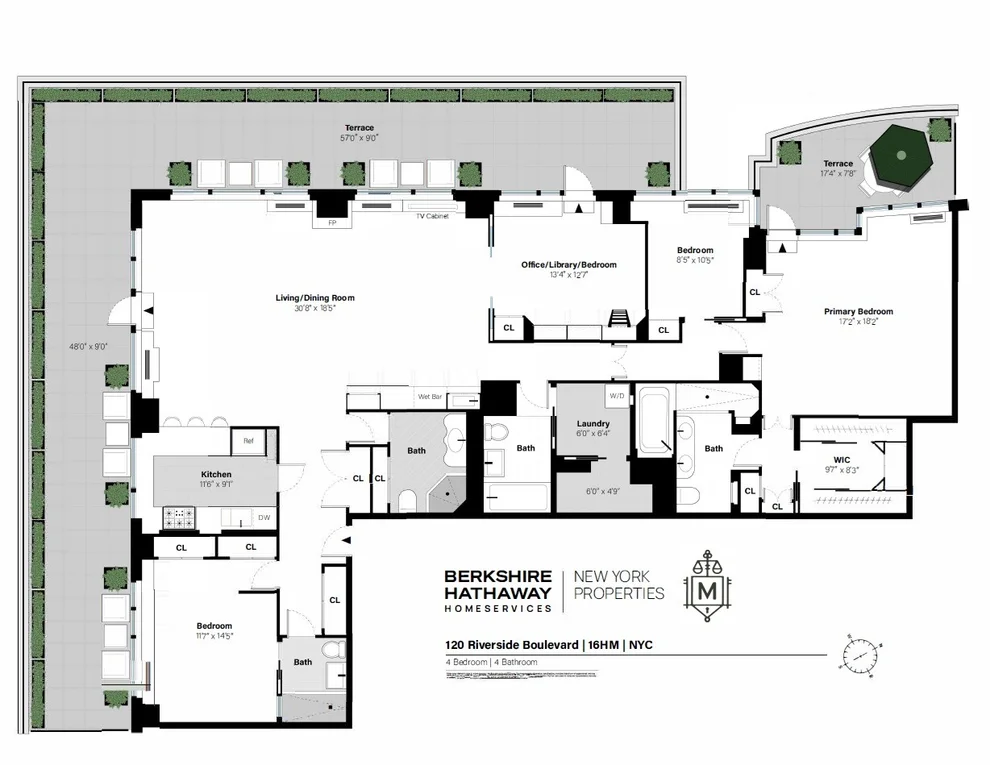 Unit for sale at 120 RIVERSIDE Boulevard, Manhattan, NY 10069
