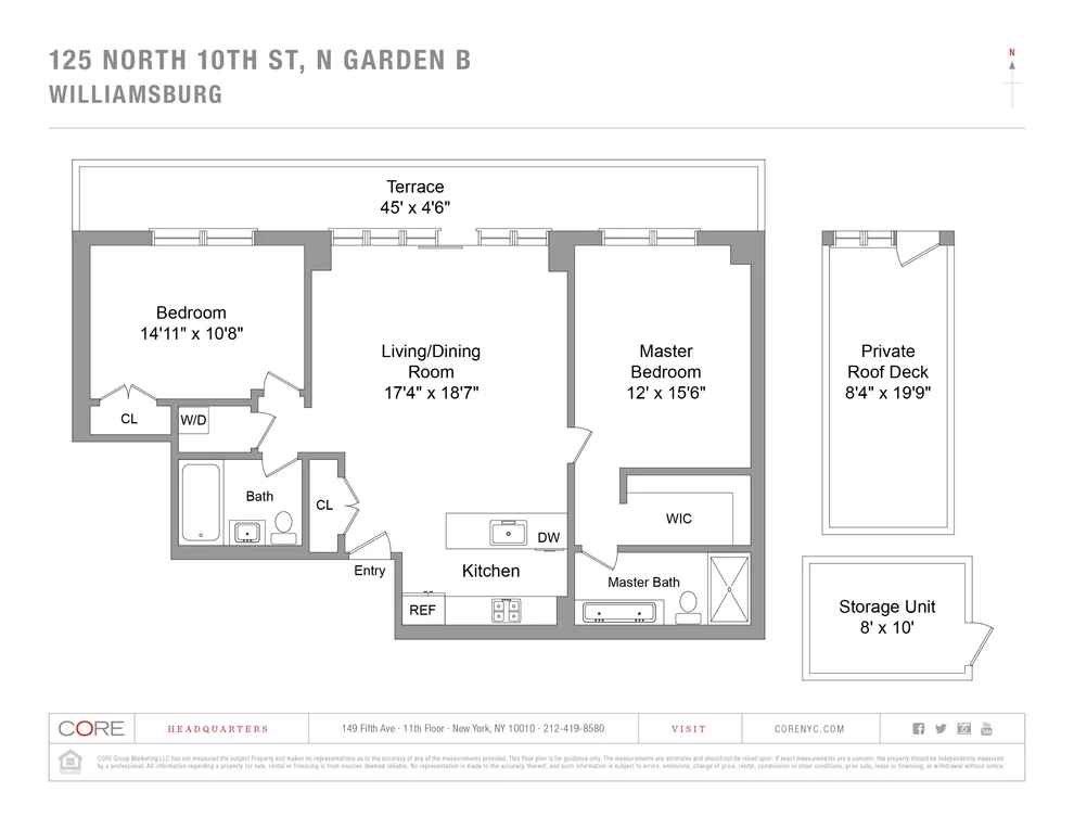 Unit for sale at 125 N 10TH Street, Brooklyn, NY 11249