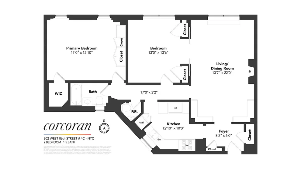 Unit for sale at 302 W 86TH Street, Manhattan, NY 10024