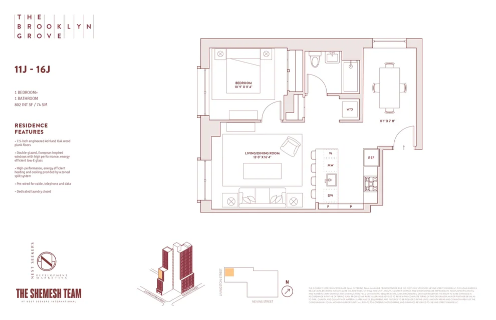 Unit for sale at 10 Nevins Street, Brooklyn, NY 11217