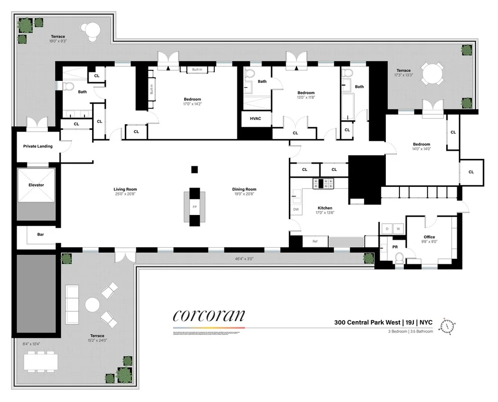 Unit for sale at 300 CENTRAL Park W, Manhattan, NY 10024