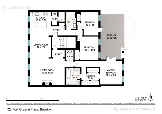 Unit for sale at 123 Fort Greene Place, Brooklyn, NY 11217