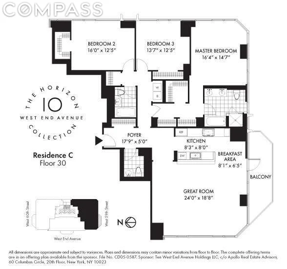 Unit for sale at 10 W End Avenue, Manhattan, NY 10023