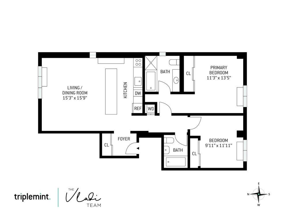 Unit for sale at 122 West Street, Brooklyn, NY 11222
