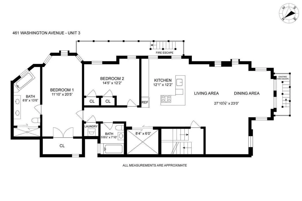 Unit for sale at 461 WASHINGTON Avenue, Brooklyn, NY 11238