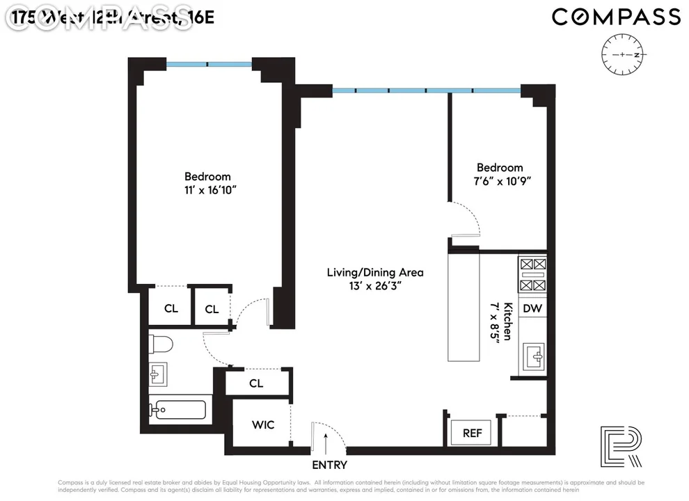 Unit for sale at 175 W 12th Street, Manhattan, NY 10011