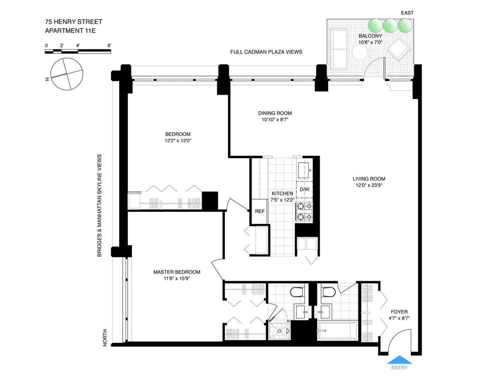 Unit for sale at 75 Henry Street, Brooklyn, NY 11201
