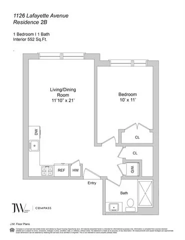 Unit for sale at 1126 Lafayette Avenue, Brooklyn, NY 11221