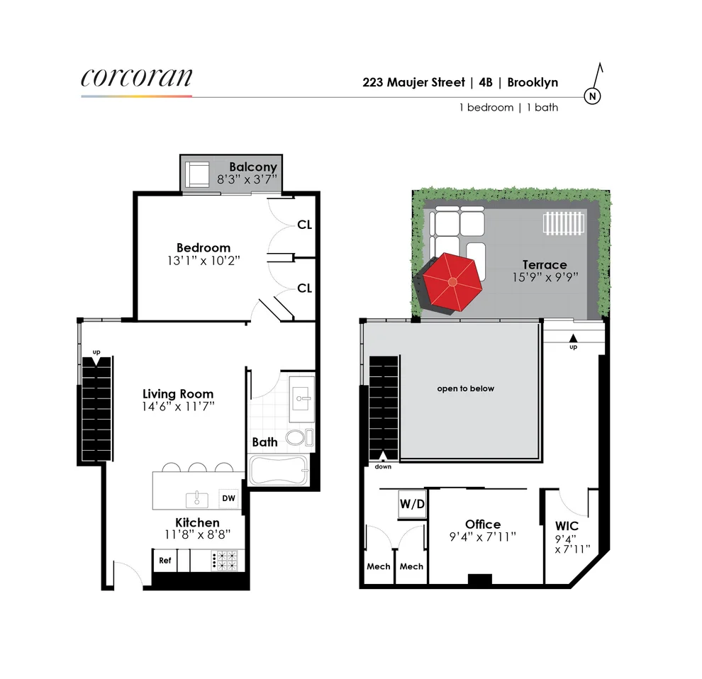 Unit for sale at 223 Maujer Street, Brooklyn, NY 11206
