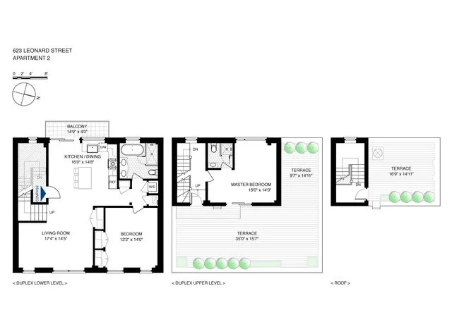 Unit for sale at 623 Leonard Street, Brooklyn, NY 11222