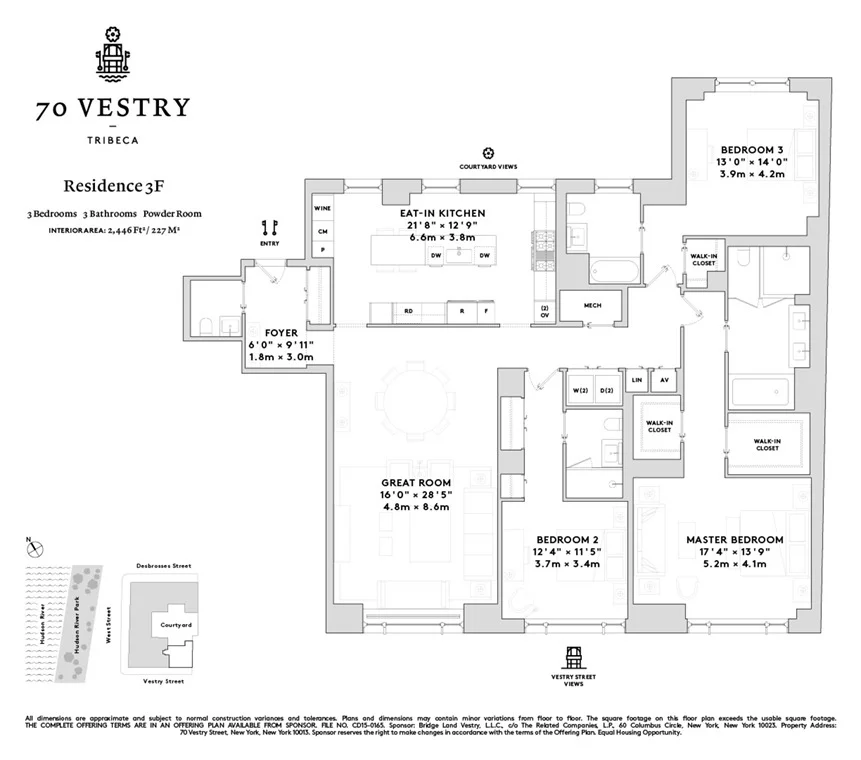 Unit for sale at 70 VESTRY Street, Manhattan, NY 10013