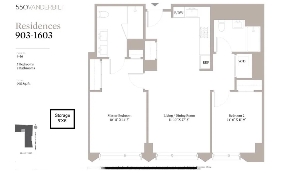 Unit for sale at 550 Vanderbilt Avenue, Brooklyn, NY 11238