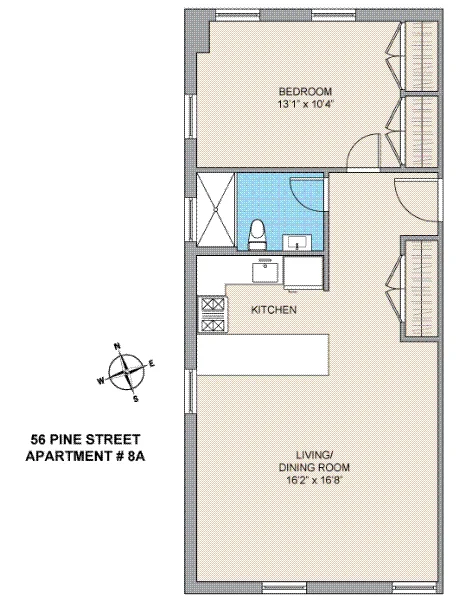 Unit for sale at 56 PINE Street, Manhattan, NY 10005