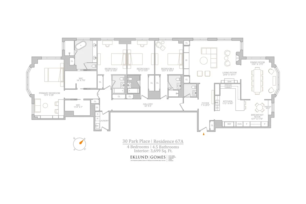 Unit for sale at 30 PARK Place, Manhattan, NY 10007
