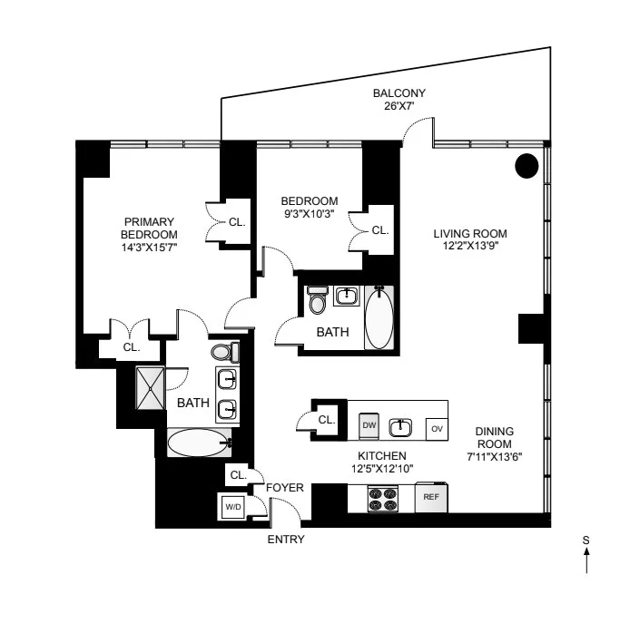 Unit for sale at 1 NORTHSIDE PIERS, Brooklyn, NY 11249