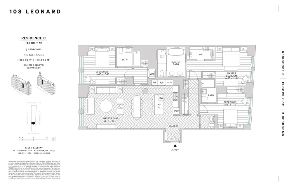 Unit for sale at 108 LEONARD Street, Manhattan, NY 10013