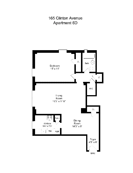 Unit for sale at 165 CLINTON Avenue, Brooklyn, NY 11205