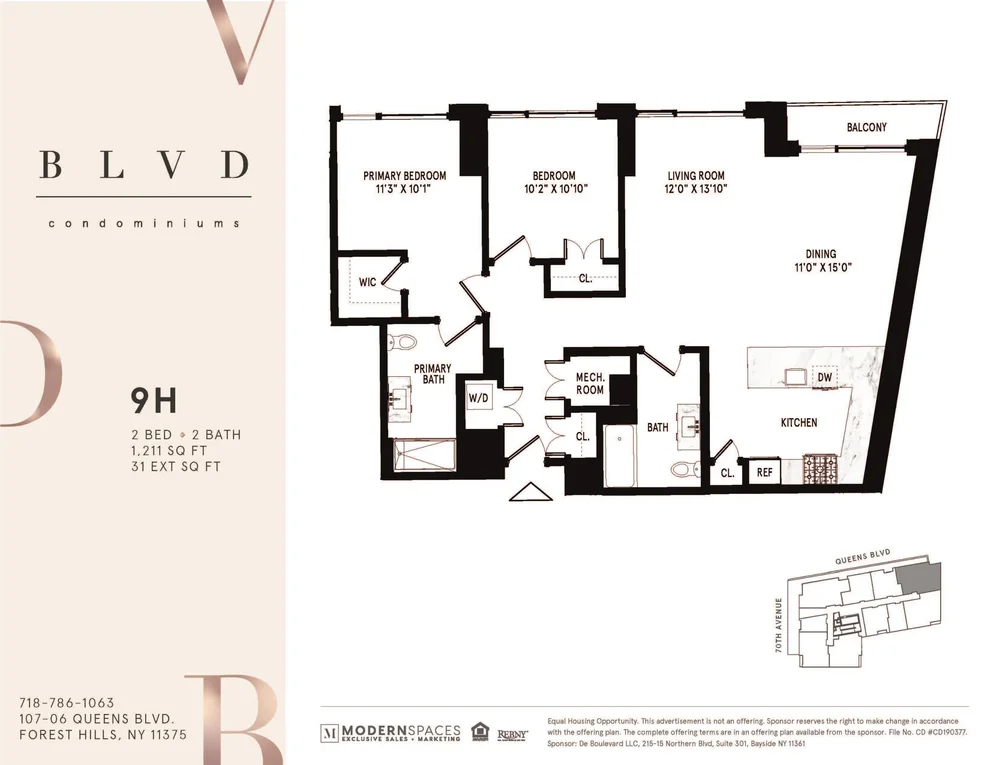 Unit for sale at 107-06 Queens Boulevard, Queens, NY 11375