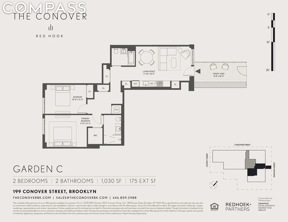 Unit for sale at 199 Conover Street, Brooklyn, NY 11231