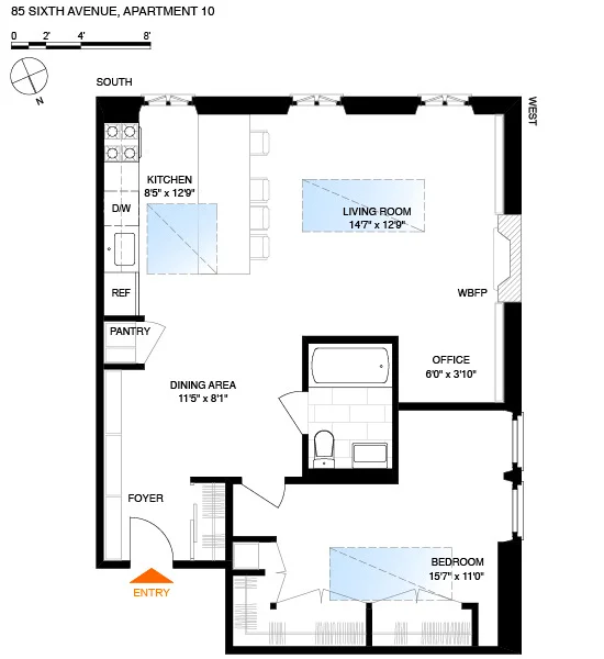 Unit for sale at 85 6th Avenue, Brooklyn, NY 11217
