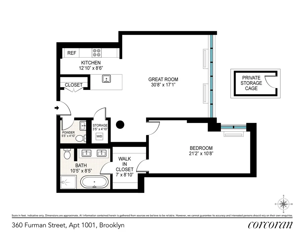 Unit for sale at 360 FURMAN Street, Brooklyn, NY 11201