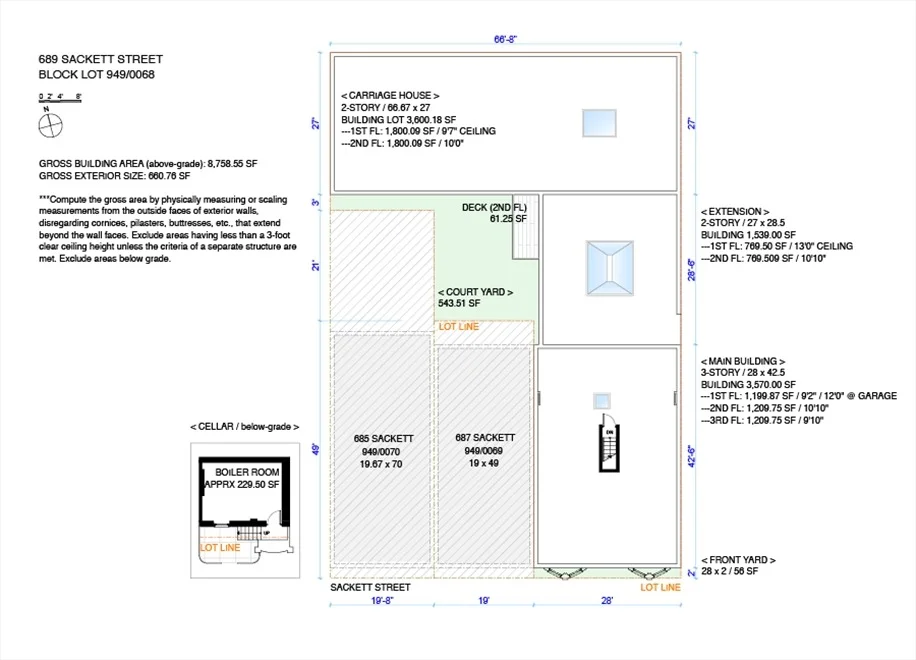 Unit for sale at 689 Sackett Street, Brooklyn, NY 11217