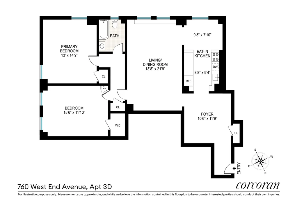 Unit for sale at 760 W END Avenue, Manhattan, NY 10025