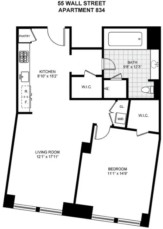 Unit for sale at 55 WALL Street, Manhattan, NY 10005