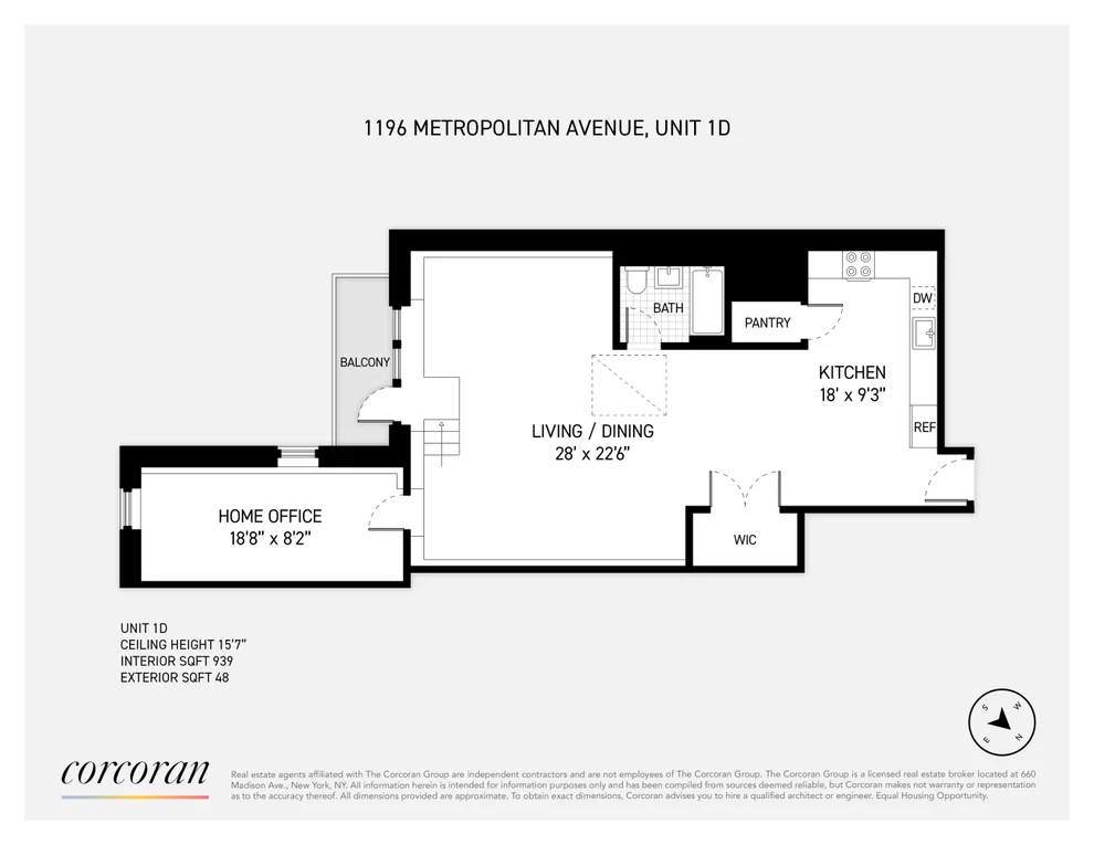 Unit for sale at 1196 METROPOLITAN Avenue, Brooklyn, NY 11237